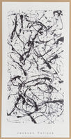 Jackson Pollock exhibition poster - Number II A  - museum artist - art print on silkscreen paper - 2000
