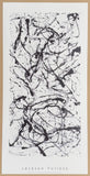 Jackson Pollock exhibition poster - Number II A  - museum artist - art print on silkscreen paper - 2000