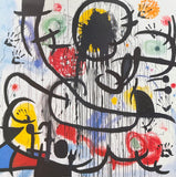 Joan Miro exhibition poster - May 1968 - museum artist - art print - surrealism - offset litho