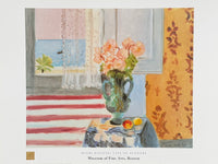 Henri Matisse exhibition poster - Vase of flowers - Fine Arts Museum - Boston - museum artist - art print - 1998