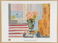 Henri Matisse exhibition poster - Vase of flowers - Fine Arts Museum - Boston - museum artist - art print - 1998