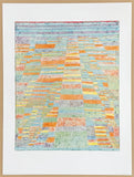 Paul Klee exhibition poster - Hauptweg und nebenwege - Main Road - museum artist - art print - 1998