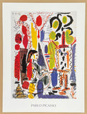 Pablo Picasso exhibition poster - The studio in Cannes - The Atelier - museum artist - art print - 1997