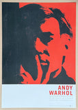 Andy Warhol exhibition poster - Self portrait - pop art - museum artist - art print - portrait - 2001