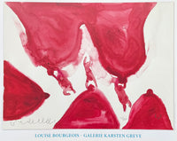 Louise Bourgeois exhibition poster - The feeding frenzy - French American artist - museum artist - art print