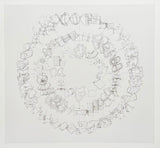 Angus Fairhurst exhibition poster - Normal/Distorted/Superimposed poster - Young British Artists - offset lithograph - art print - 2000