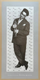 William P Gottlieb exhibition poster - The golden age of jazz - black white photography - music - concert  - trumpet - art print
