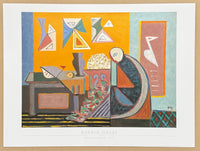 Werner Gilles exhibition poster - Melancholie, 1948 - museum artist - art print - German artist - Bauhaus