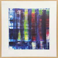 Gerhard Richter exhibition poster - Abstract painting - museum artist - art print - 2005