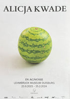 Alicja Kwade exhibition poster - Marsmelone - museum artist - art print - 2023