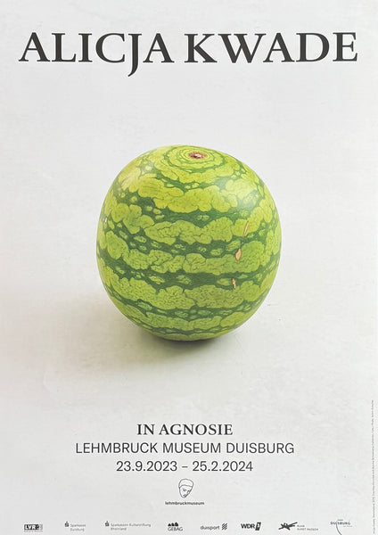Alicja Kwade exhibition poster - Marsmelone - museum artist - art print - 2023
