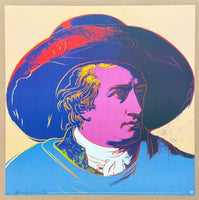 Andy Warhol exhibition poster - Goethe - pop-art - museum artist - art print - 1993