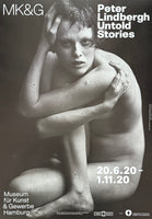 Peter Lindbergh exhibition poster - Untold Stories - fashion - models - museum artist - art print - photography
