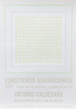 Antonio Calderara exhibition poster - Kunstverein Braunchsweig - museum artist - art print - Italian artist - 1976