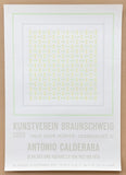 Antonio Calderara exhibition poster - Kunstverein Braunchsweig - museum artist - art print - Italian artist - 1976