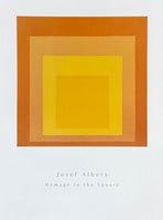 Josef Albers exhibition poster - Hommage to the Square - minimal art - museum artist - art print - 2005