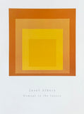 Josef Albers exhibition poster - Hommage to the Square - minimal art - museum artist - art print - 2005