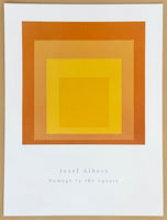 Josef Albers exhibition poster - Hommage to the Square - minimal art - museum artist - art print - 2005