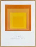 Josef Albers exhibition poster - Hommage to the Square - minimal art - museum artist - art print - 2005