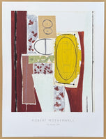 Robert Motherwell exhibition poster - The Painter - museum artist - art print - 2014