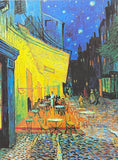 Vincent van Gogh exhibition poster - Cafe at Night - Arles - museum artist - art print - offset lithograph - France