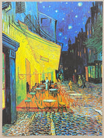 Vincent van Gogh exhibition poster - Cafe at Night - Arles - museum artist - art print - offset lithograph - France