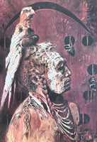 Gerti Bierenbroodspot exhibition poster - The American Indian - museum artist - art print - 1991