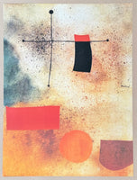 Joan Miro exhibition poster - Abstract, 1935 - museum artist - art print - surrealism - 1999