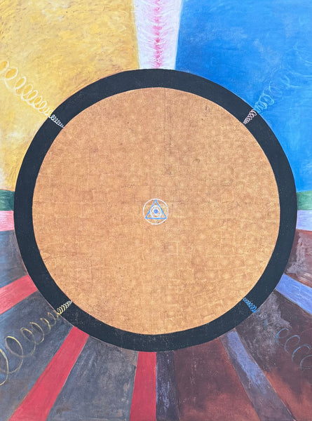 Hilma af Klint exhibition poster - Altarpieces - abstract - Swedish female museum artist - art print