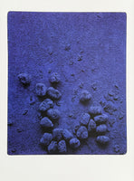 Yves Klein exhibition poster - Relief èponge bleu - French Artist - museum artist - art print - 2010