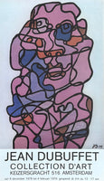 Jean Dubuffet exhibition poster - Collection d'Art - museum artist - art print - 1978