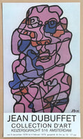 Jean Dubuffet exhibition poster - Collection d'Art - museum artist - art print - 1978