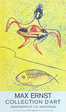 Max Ernst exhibition poster - Collection d'Art - museum artist - art print - german painter - dada - abstract expressionism - 1978