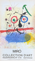 Joan Miro exhibition poster - Collection d'Art - museum artist - art print - 1978