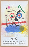 Joan Miro exhibition poster - Collection d'Art - museum artist - art print - 1978