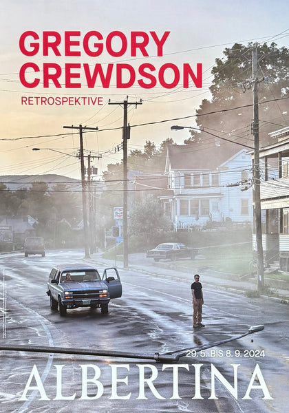 Gregory Crewdson exhibition poster - Retrospective - Albertina - museum artist - art print - photography - 2024