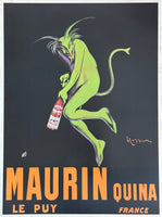 Maurin Quina poster - French aperitif - cheers - drinks - decorative art print - restaurant - bar - reproduction - Leonetto Cappiello