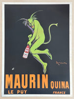 Maurin Quina poster - French aperitif - cheers - drinks - decorative art print - restaurant - bar - reproduction - Leonetto Cappiello