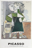 Pablo Picasso exhibition poster - Paloma debout - The Mediterranean Years - museum artist - art print - 2010