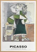 Pablo Picasso exhibition poster - Paloma debout - The Mediterranean Years - museum artist - art print - 2010