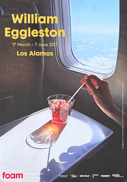 William Eggleston exhibition poster - Los Alamos - museum artist - art print - American photographer - 2017