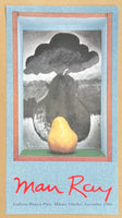 Man Ray exhibition poster - Pear - still life - museum artist - art print - 1986
