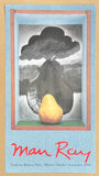 Man Ray exhibition poster - Pear - still life - museum artist - art print - 1986