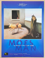 JH Moesman exhibition poster - Only for Kids - museum artist - art print - surrealism - 1998