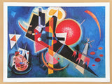 Wassily Kandinsky exhibition poster - Im Blau - museum artist - art print - blue