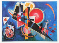 Wassily Kandinsky exhibition poster - Im Blau - museum artist - art print - blue