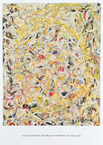 Jackson Pollock exhibition poster - Shimmering Substance - The Museum of Modern Art - American museum artist - large art print - 2016