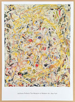 Jackson Pollock exhibition poster - Shimmering Substance - The Museum of Modern Art - American museum artist - large art print - 2016