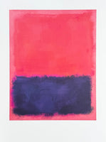 Mark Rothko exhibition poster - Untitled, 1960-61 - abstract - museum artist - art print - 2006