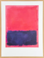 Mark Rothko exhibition poster - Untitled, 1960-61 - abstract - museum artist - art print - 2006